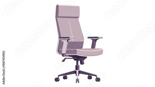 Modern ergonomic office chair with adjustable armrests and wheels