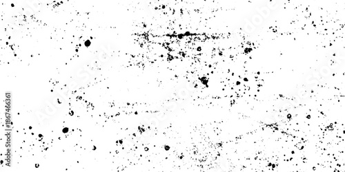 White, black dust overlay distress grungy grain, noise effect paint wall. small particles of debris and dust. crack and scratch dust paint concrete wall. subtle halftone grunge urban texture vector.