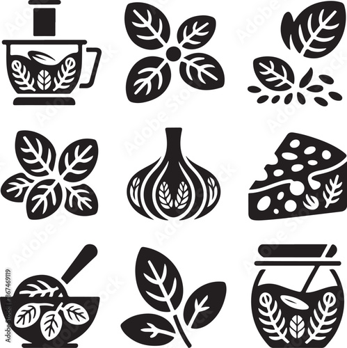 Pesto, basil, garlic, cheese, sauce, blender, food, herb, italian, cooking, jar, preparation, leaf, fresh, green