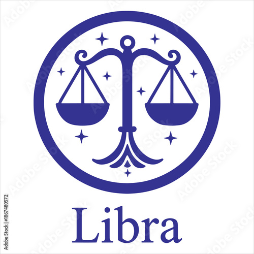 Zodiac Symbol Libra, Astrology Sign Svg