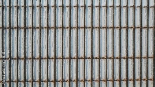 Wallpaper Mural Close-up of rusty iron bars forming a grid pattern, with weathered and corroded appearances. Torontodigital.ca