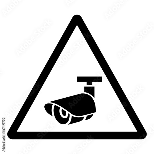 CCTV Security Camera Symbol Sign, Vector Illustration, Isolate On White Background Label.EPS10