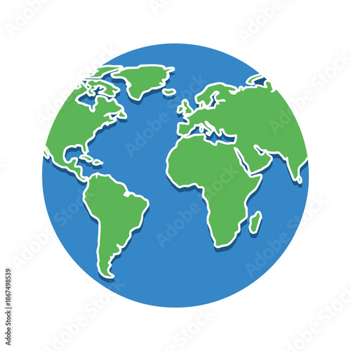 Illustration of the earth Vector