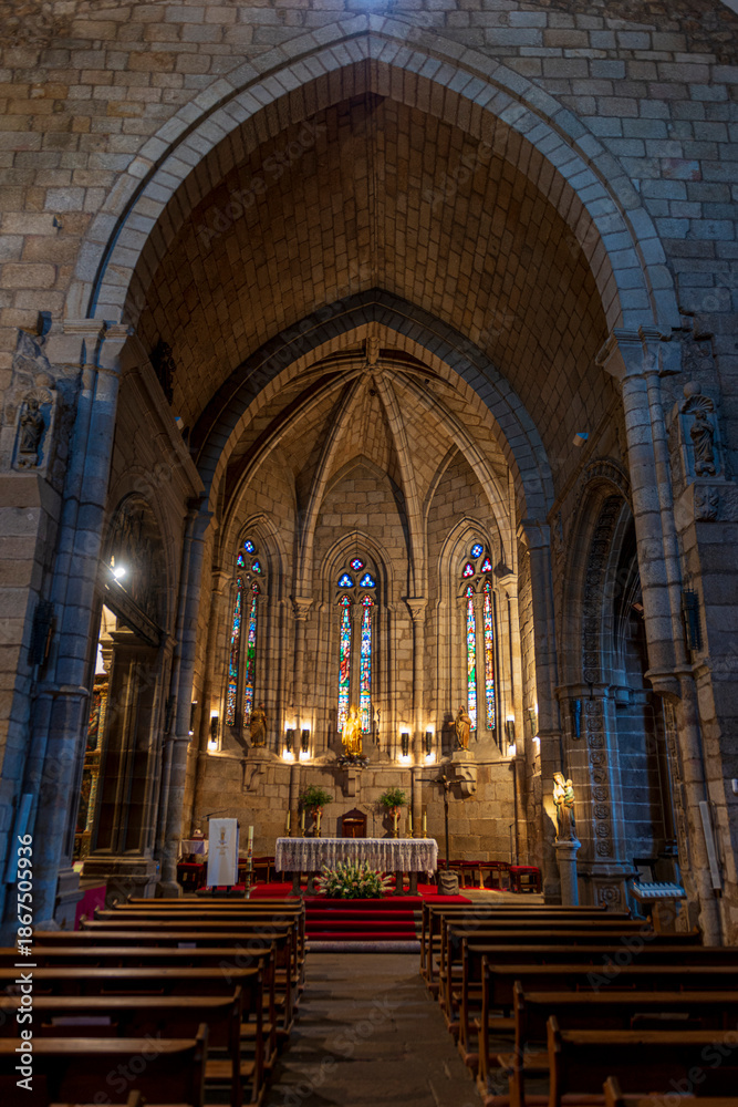 Obraz premium Iglesia de San Nicolás de Plasencia detalles arquitectónicos, Church of San Nicolás of Plasencia architectural details, Architektonische Details der Kirche San Nicolás in Plasencia, プラセンシア サンニコラス教会の建築