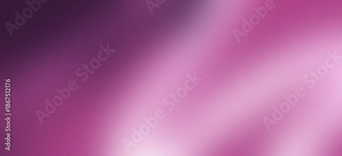 Abstract Grainy Curved Shape Background with Soft Blur, Purple Magenta Modern Minimal Design Banner Header Backdrop