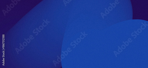 Abstract Grainy Layered Shape Background with Soft Blur, Blue Purple Modern Minimal Design Banner Header Backdrop