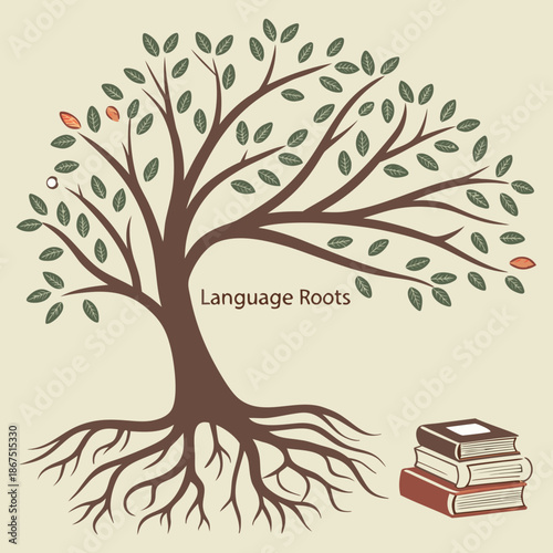 Language roots tree