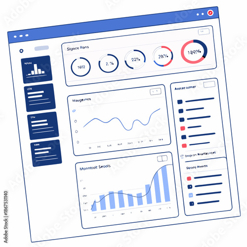 Dashboard analytics interface