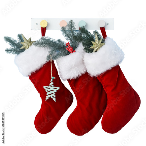 christmas stocking with gifts