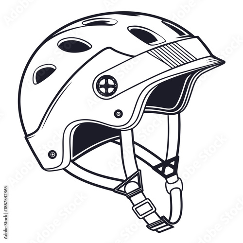 Safety helmet with adjustable straps