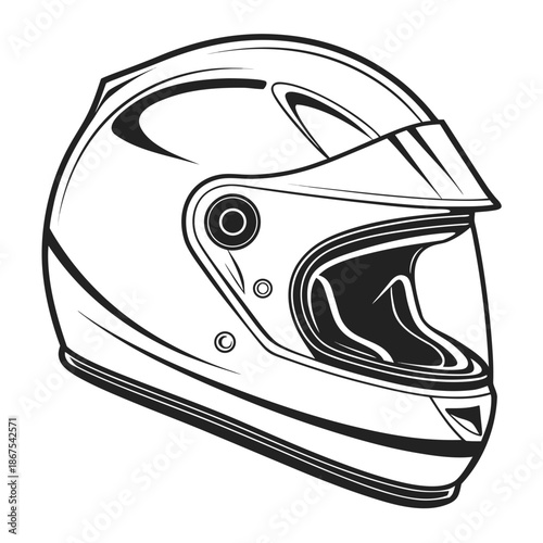 Modern motorcycle helmet