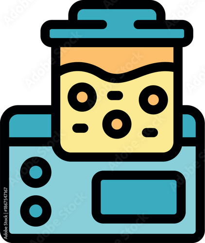 Sous vide cooker circulating water and precisely controlling temperature for even cooking of food