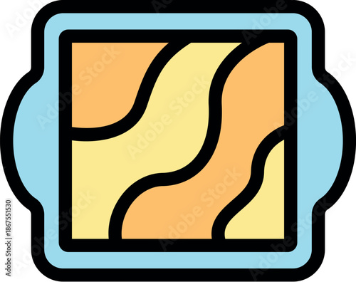 Golden dough with wavy layers lies in a baking tray, ready for the oven, promising a delicious homemade treat