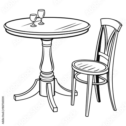 Elegant dining set