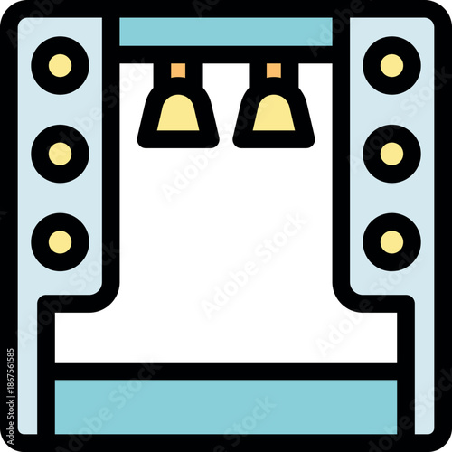 Stylish canopy bed featuring built in lighting and side lamps, creating a cozy and inviting atmosphere in a contemporary bedroom