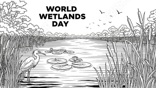 Celebrating World Wetlands Day with Nature's Diverse Ecosystem
