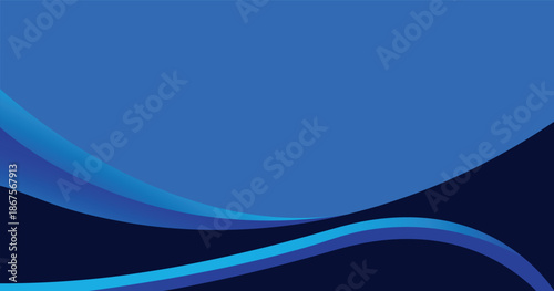 Abstract Wave Background. Blue and Purple Gradient curved design Flow with Cyan Frame for Tech Design Packs