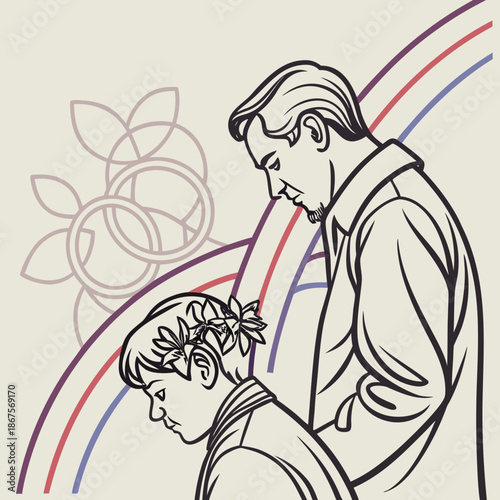 Father and daughter bonding