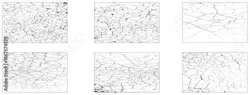 Dirty Grunge Wall Textures Vector pack. Damaged, Concrete, and Urban Grunge Effects.. 