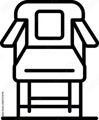 Waiting room chair providing comfort and support, ideal for patients or visitors in medical facilities, offices, or public spaces