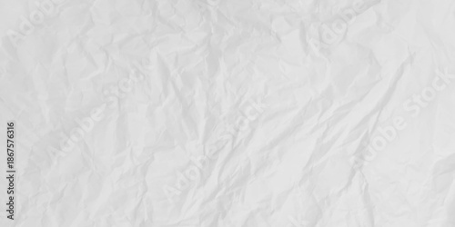 White Paper Texture background. Crumpled white paper abstract shape background with space paper for text. Vector illustration.