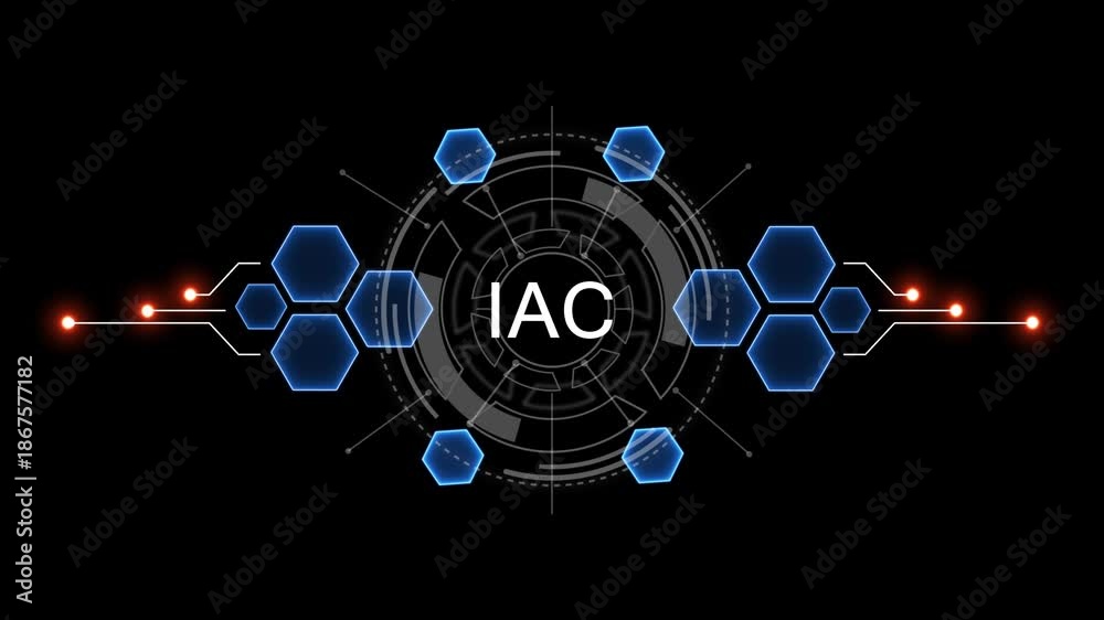 custom made wallpaper toronto digitalInternet, business, Technology and network concept. IAC Software concept as an innovation. Virtual button on black background. 4k video