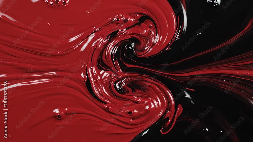 custom made wallpaper toronto digitalAbstract motion background of thick, dark, viscous, swirling red and black liquid paint merging slowly and ominously in a seamless, high-detail loop darkness, red, motion