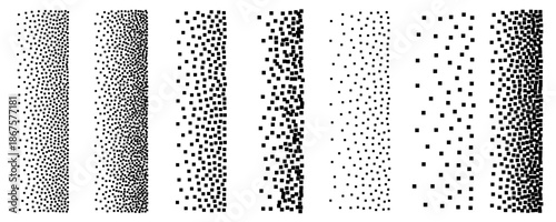 Pixel textured background, square dot fade pattern