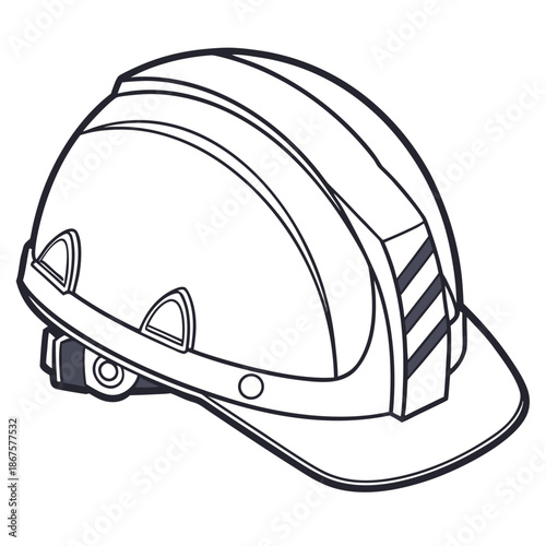 Safety helmet with reflective strips