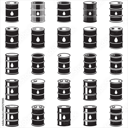 Oil Barrel Svg Clip Art