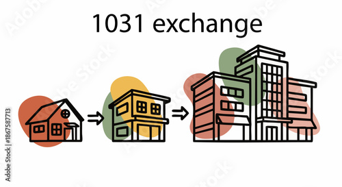 Boho Aesthetic Real Estate Property Ladder Investment Growth