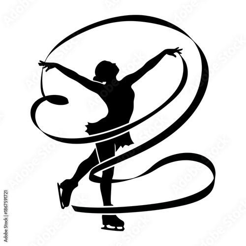 Figure Skater Silhouette