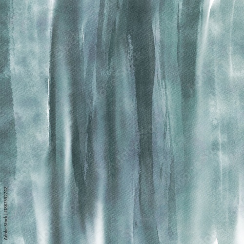 Abstract Green Watercolor Vertical Background Texture