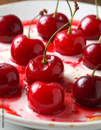 Cherry dessert