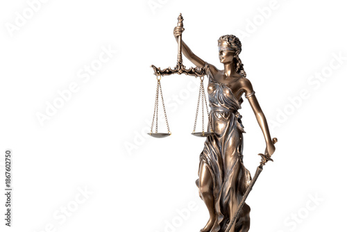 The Statue of Justice, lady justice or Iustitia