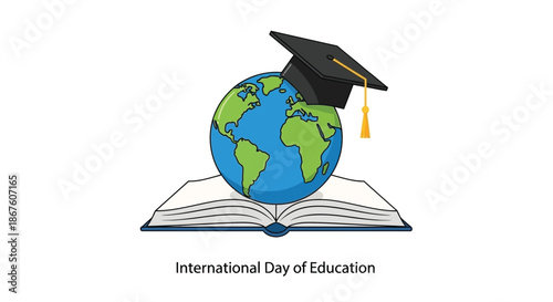 Global education a world of knowledge rests upon an open book
