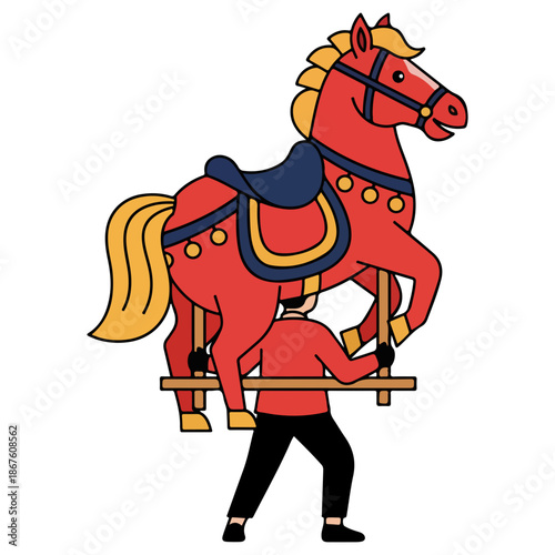 Traditional Horse Dance Prop