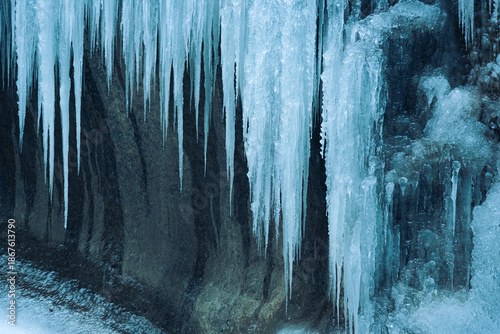 Eiszapfen in der Partnachklamm