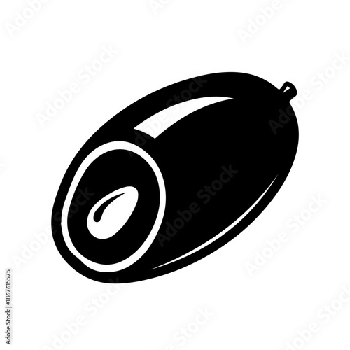 Black and white computer mouse isolated on transparent background, Vector
