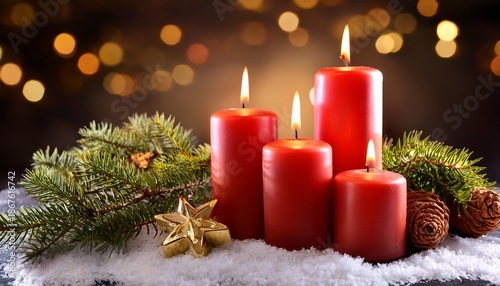 Four Advent Candles