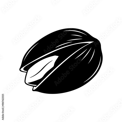 Modern black and white computer mouse isolated on transparent background, Vector