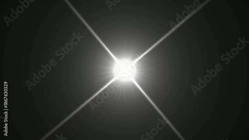 white optical flears light animation video 4k stock video 
