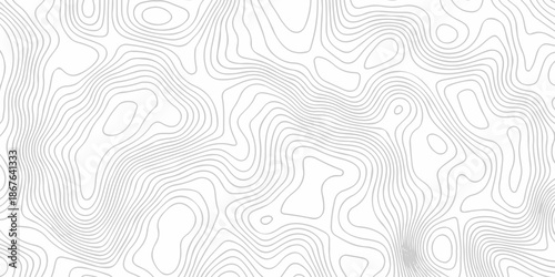 Abstract topography pattern seamless lines sea map modern design white background. Abstract digital topographic contour map concept space geometric strip grid line. Natural discovery of maps.