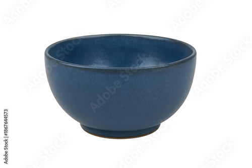 Dark blue ceramic bowl for food preparation
