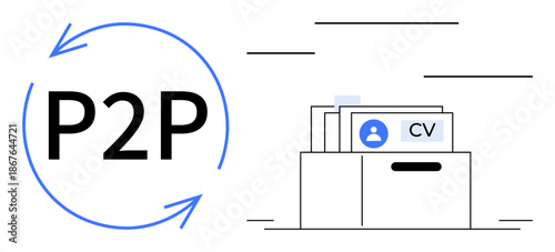Peer-to-peer data sharing. P2P enables efficient exchange of data, such as resumes, across networks. Peer-to-peer enhances collaboration and secure data sharing. For HR, tech, and business solutions