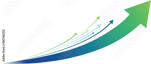 Professional 3D Business Growth Strategy Chart with Success Progress and Modern Corporate Infographic Concept