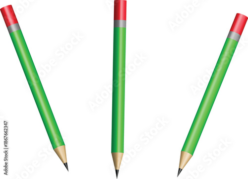 3D Realistic Pencil Icon for Creative Writing, Education, and School Stationery Design Showcase