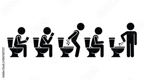 Here is the analysis for the five in the requested format black various cleaning sitting