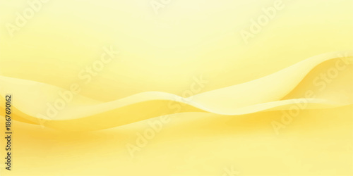 Abstract yellow and orange silk background with flowing golden wave patterns and light gradient lines creates a vibrant summer vector wallpaper design featuring soft motion curves and artistic texture
