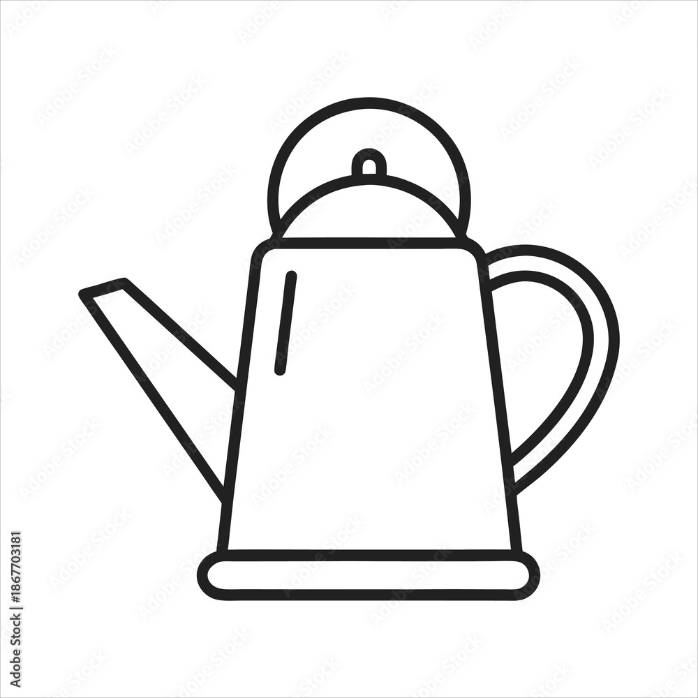 Fototapeta premium Watering Can Symbol Vector Illustration